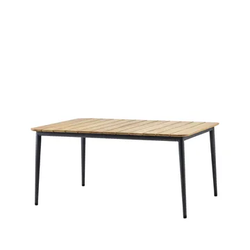 Τραπέζι φαγητού Core από τεάκ 160x90x74 εκ. - Γκρι Βάση Lava - Cane-line