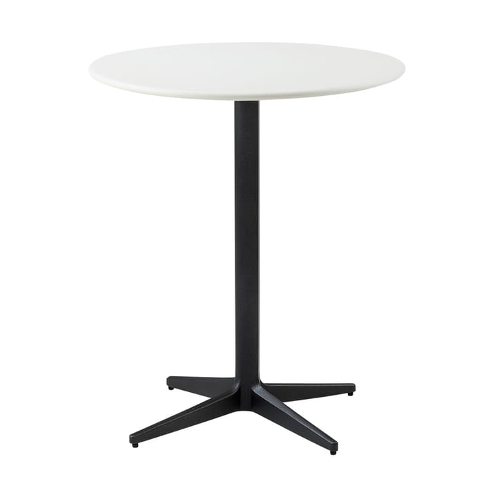Τραπέζι καφέ Drop Ø60 εκ - Λευκό-λαβα γκρι - Cane-line
