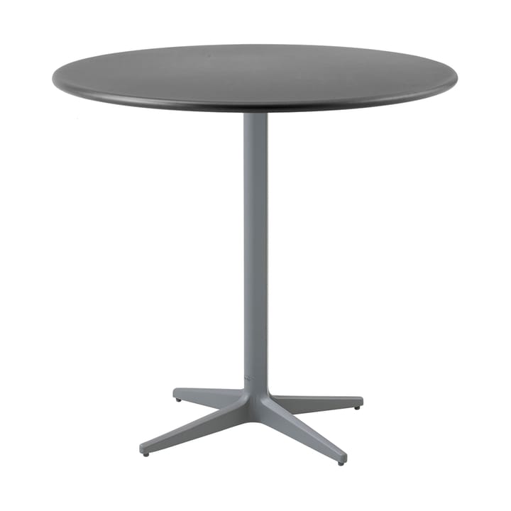 Drop café τραπέζι διαμέτρου 80 cm - Λάβα γκρι-ανοιχτό γκρι - Cane-line