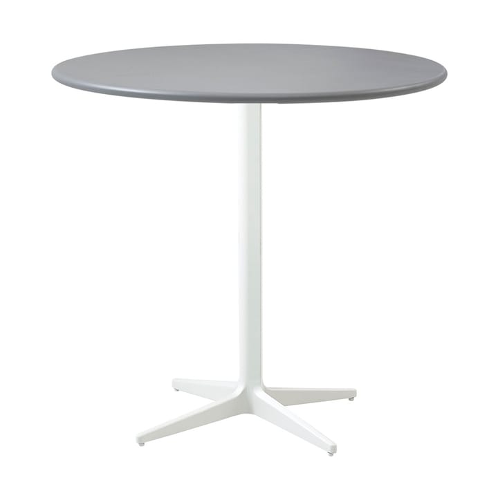 Drop café τραπέζι διαμέτρου 80 cm - Ανοιχτό γκρι-λευκό - Cane-line