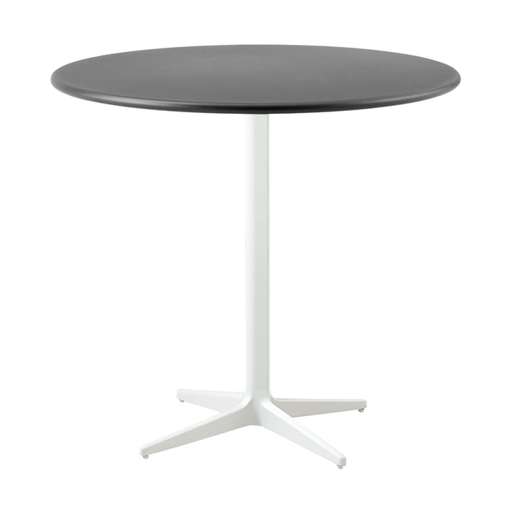 Drop café τραπέζι διαμέτρου 80 cm - Λάβα γκρι-λευκό - Cane-line