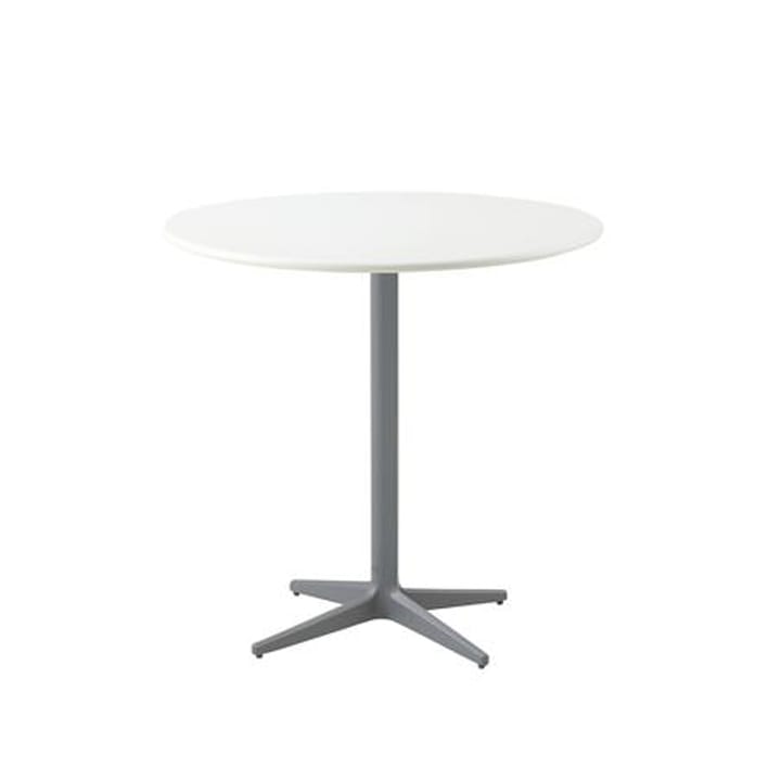 Drop café τραπέζι διαμέτρου 80 cm - Λευκό-ανοιχτό γκρι - Cane-line