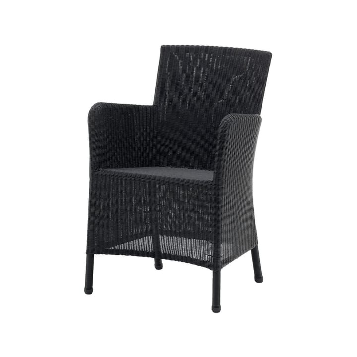 Hampsted καρέκλα με μπράτσα weave - Μαύρο - Cane-line