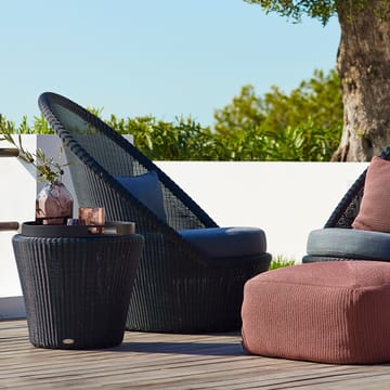 Kingston τραπέζι/σκαμνί Ø46 cm - Άσπρο γκρι - Cane-line