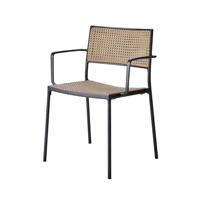 Καρέκλα χωρίς μπράτσα Less - Φυσικός-λάβας γκρι στατίβ - Cane-line