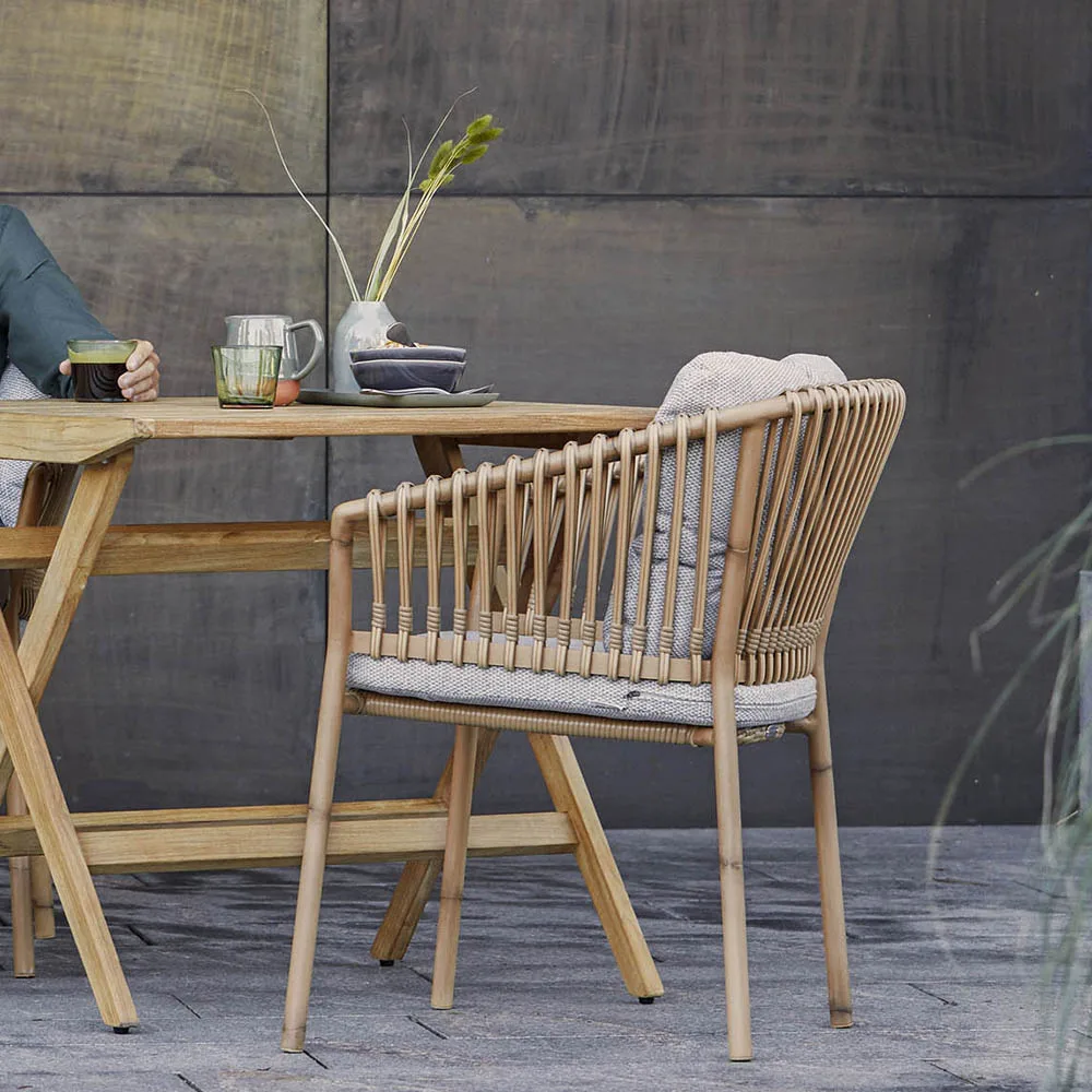 Πολυθρόνα Ocean αλουμινίου, Φυσικό Cane-line