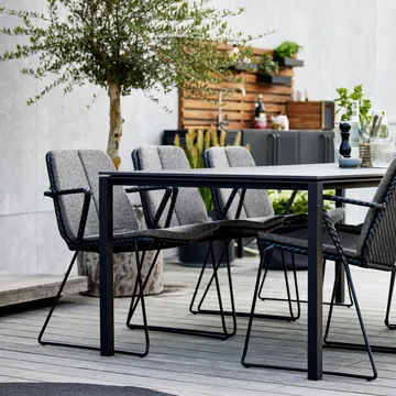 Τραπέζι Pure 200x100 cm Basalt grey-lava grey - Cane-line