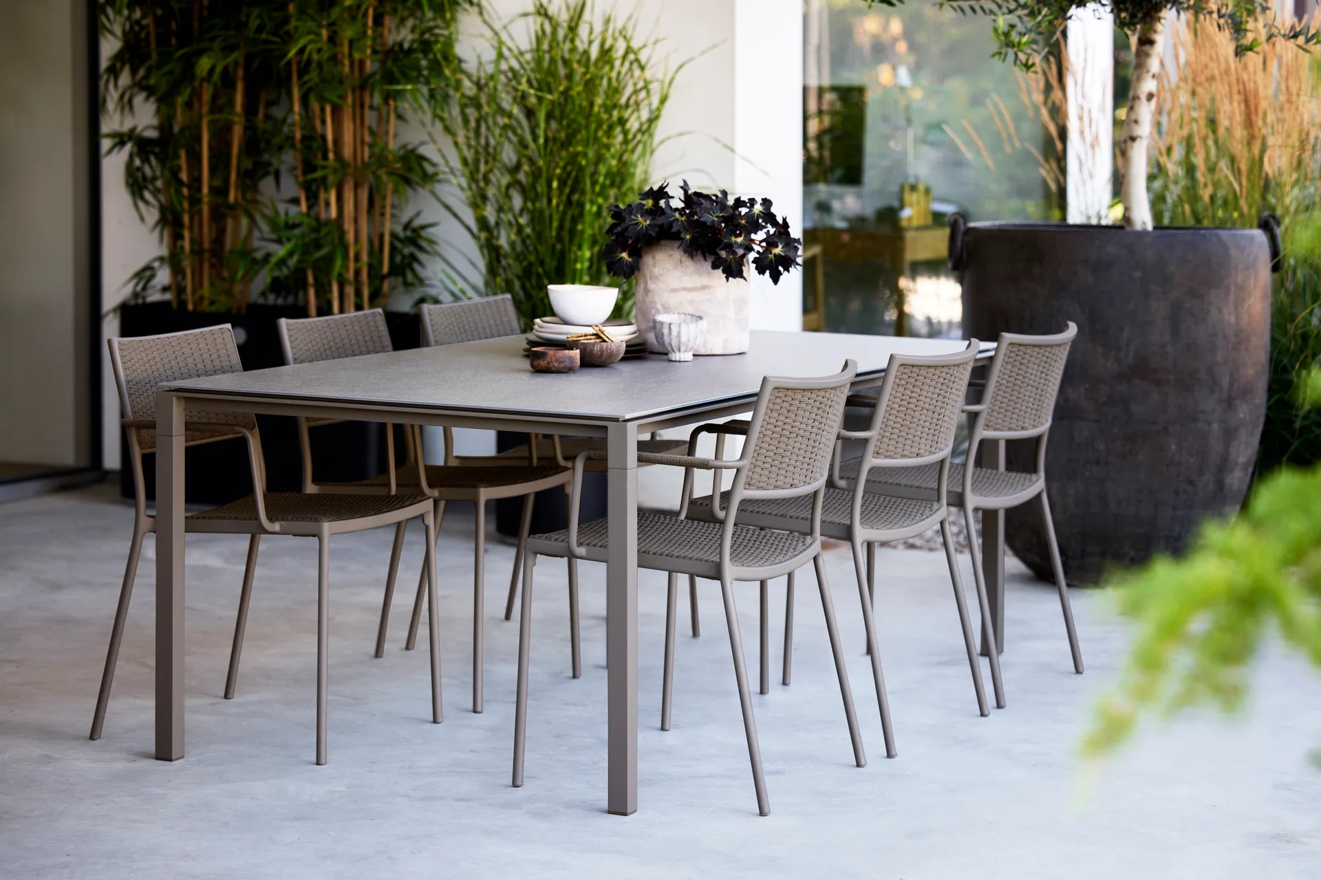 Τραπέζι Pure 200x100 cm Basalt grey-taupe,  Cane-line