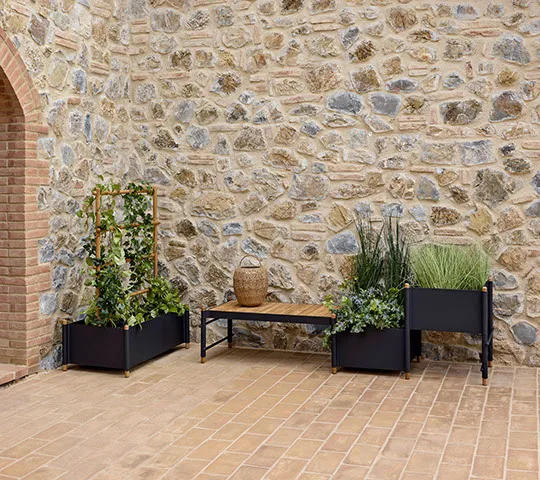 Sticks γλάστρα 57x103 cm, Lava grey Cane-line