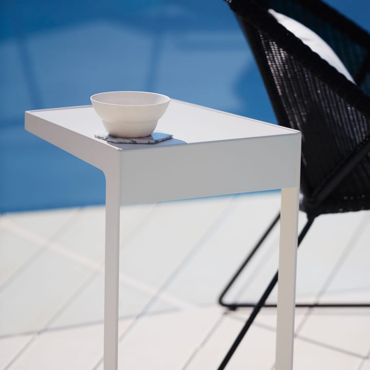 Πλαϊνό τραπέζι Time out, Λευκό Cane-line