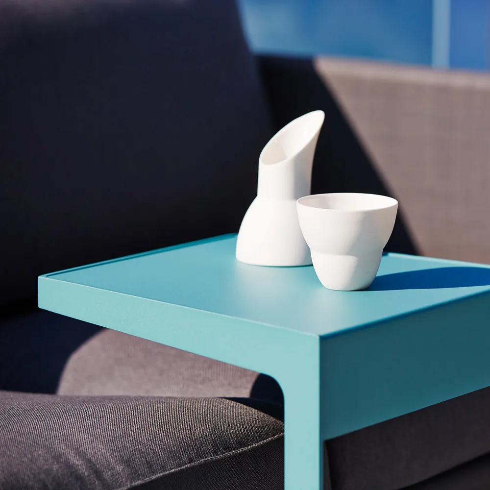 Πλαϊνό τραπέζι Time out, Λευκό Cane-line