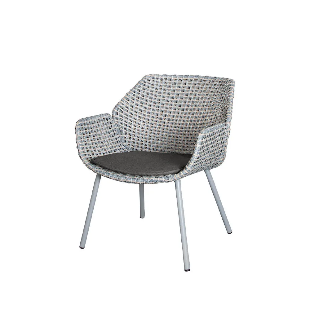 Μαξιλάρι πολυθρόνας Vibe lounge, Cane-Line Natté μαύρο Cane-line