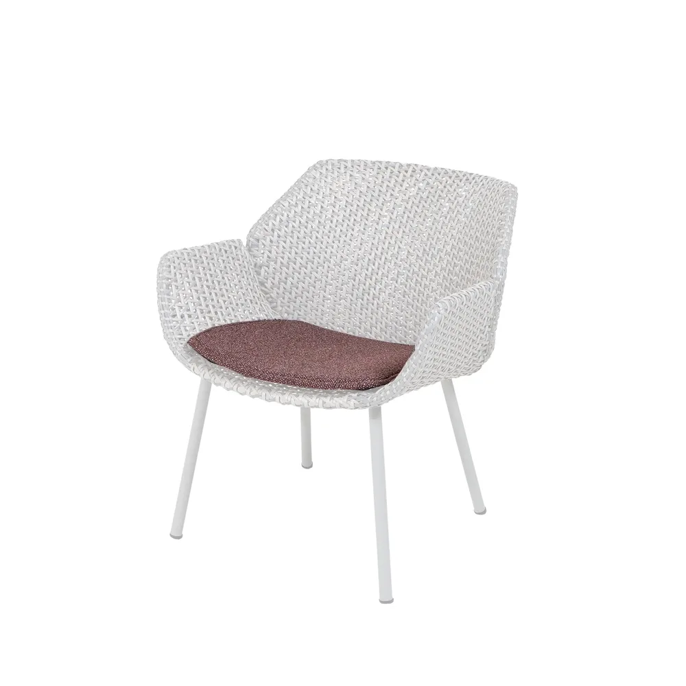 Μαξιλάρι πολυθρόνας Vibe lounge, Cane-Line wove σκούρο μπορντό Cane-line