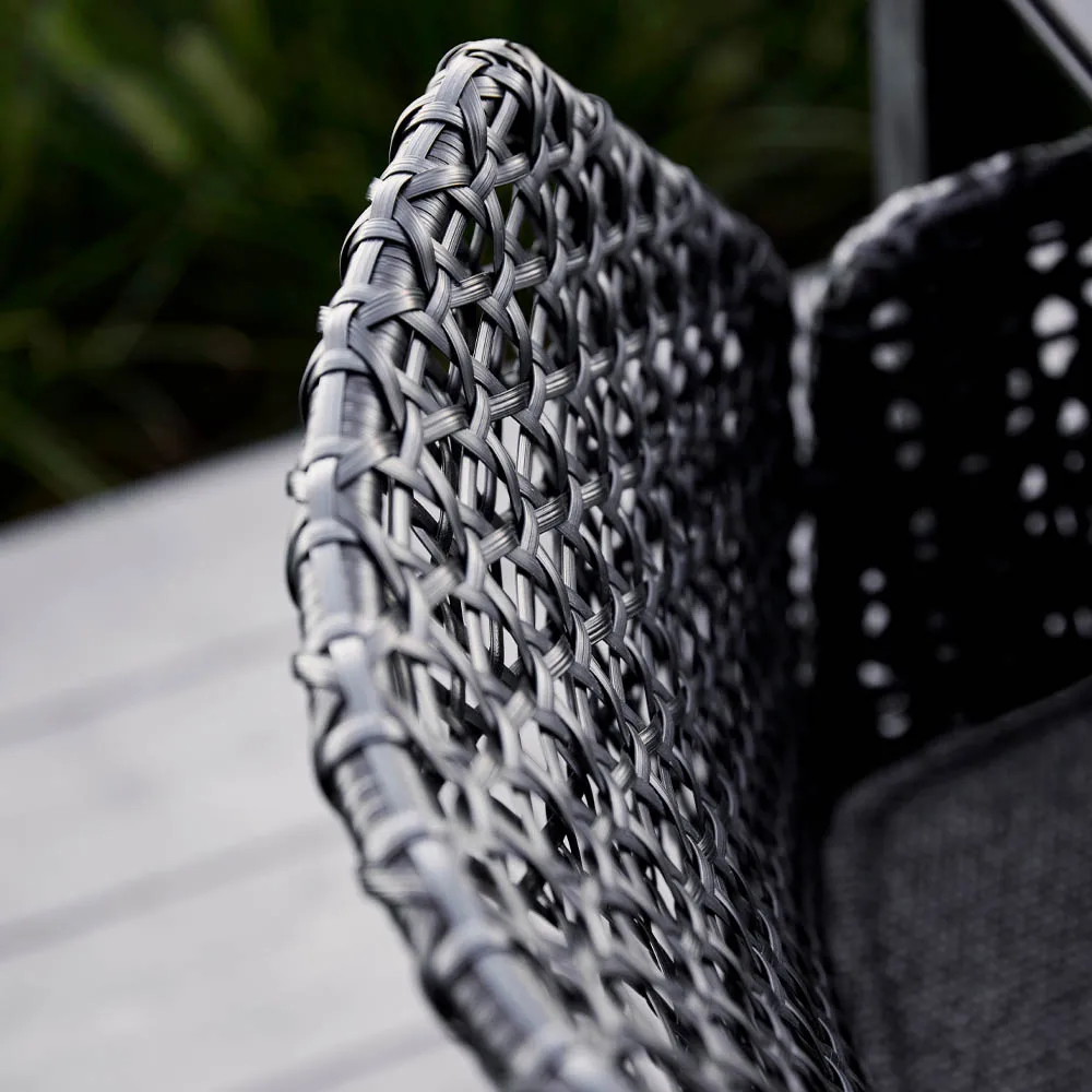 Καρέκλα Vibe, Μαύρο/ανθρακί Cane-line