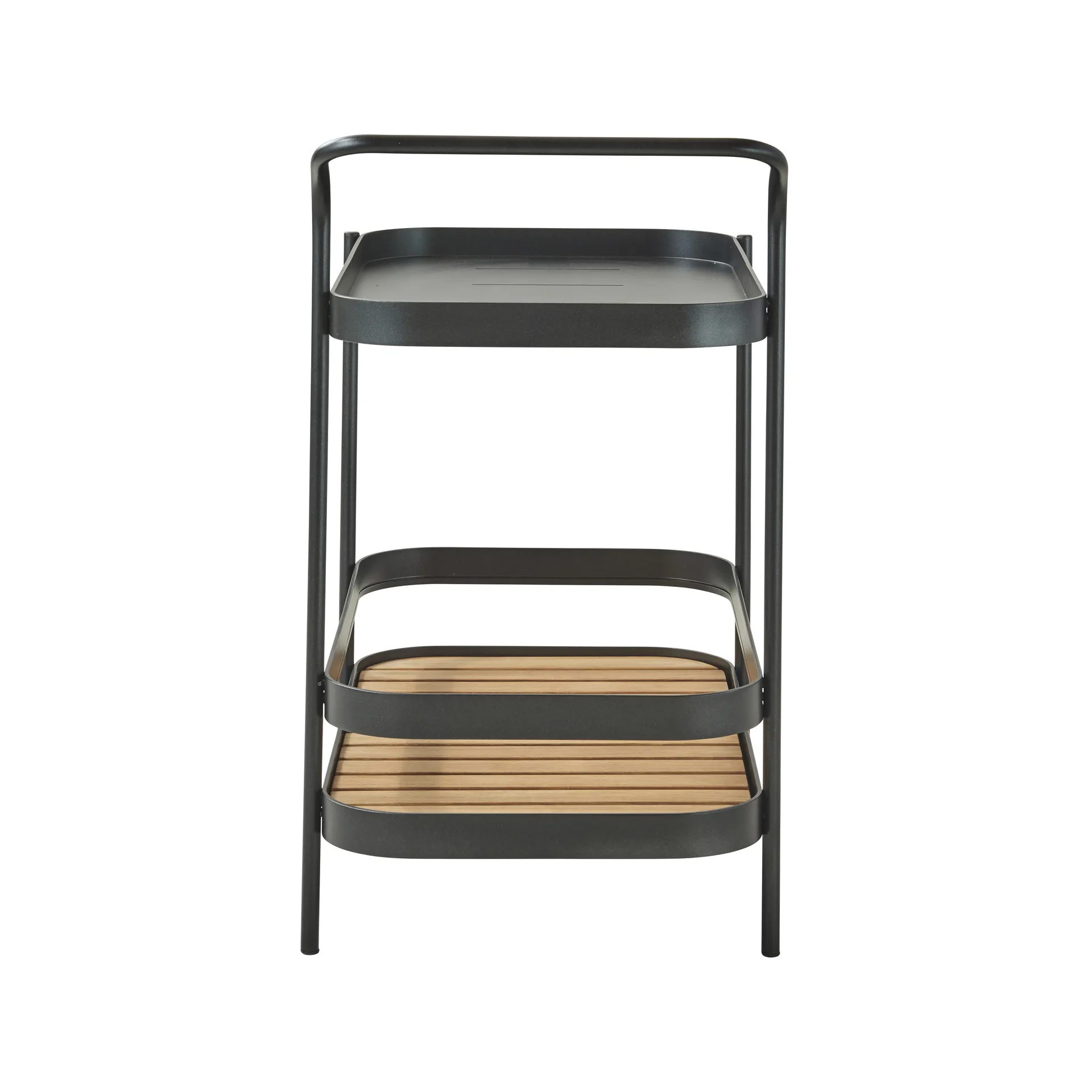 Τροχήλατο Σερβιριστήριο, Λάβα γκρι, περιλαμβάνει επιφάνεια τραπεζιού τικ Cane-line