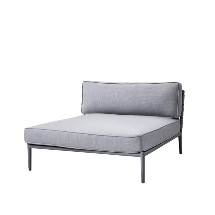 Κωνικός μονάδα καναπές - Ανοιχτό γκρι ημερήσιο κρεβάτι περιλαμβανομένων των μαξιλαριών - Cane-line