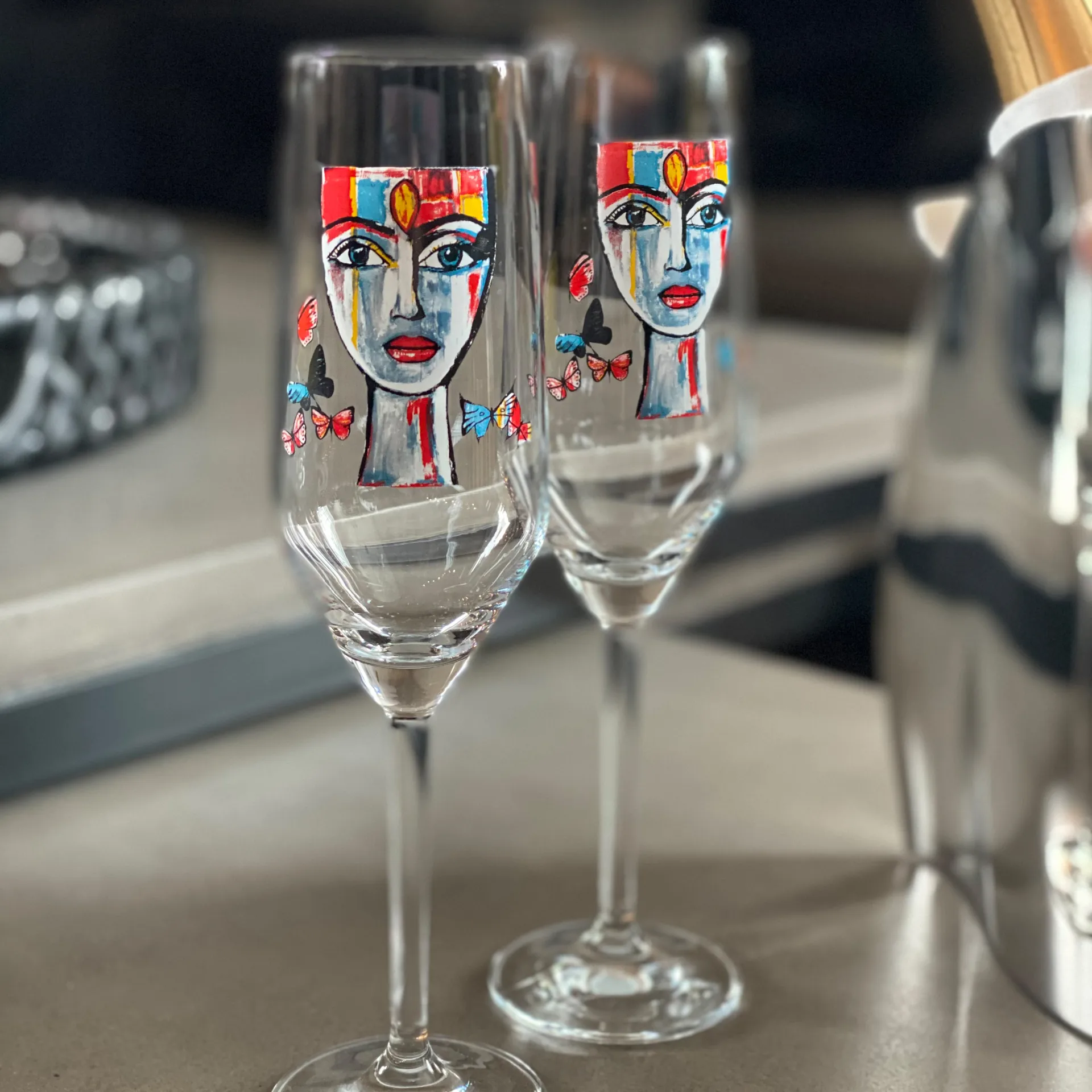 Butterfly Messenger ποτήρι σαμπάνιας, 30 cl Carolina Gynning