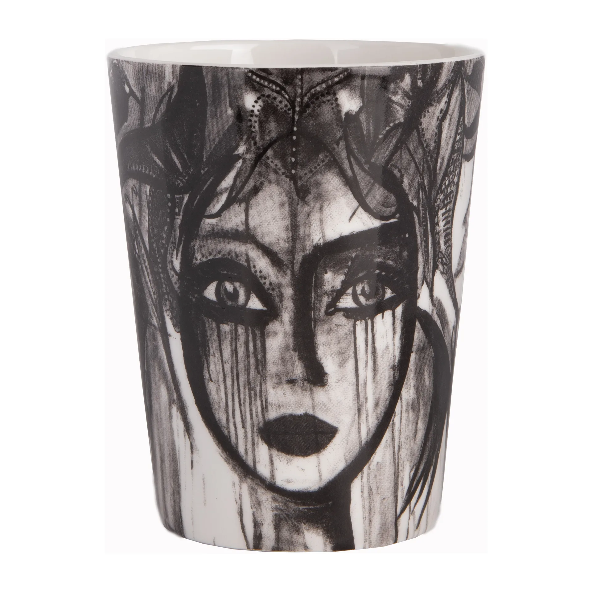Slice of Life B/W κούπα (μαύρο/λευκό), 35 cl Carolina Gynning