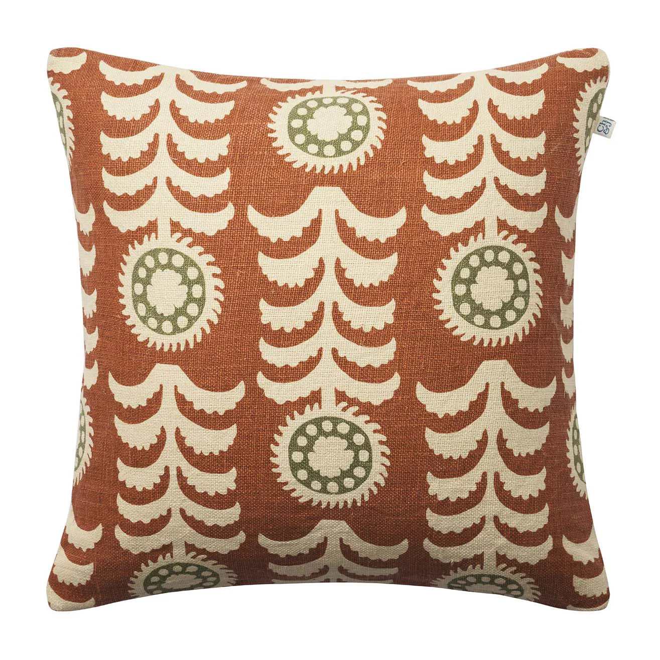Alok κάλυμμα μαξιλαριού 50x50 cm, Terracotta-cactus green Chhatwal & Jonsson