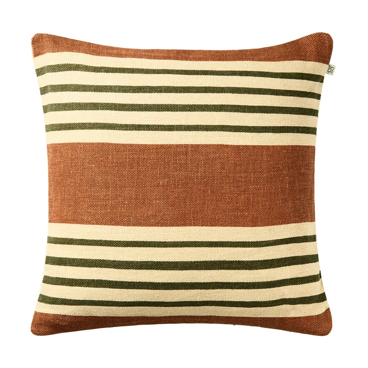 Aria μαξιλαροθήκη - Apricot orange-cactus green, 50x50 εκ. - Chhatwal & Jonsson