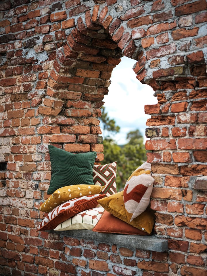 Arun κάλλυμα μαξιλαριού 50x50 εκ, Terracotta-forest green Chhatwal & Jonsson