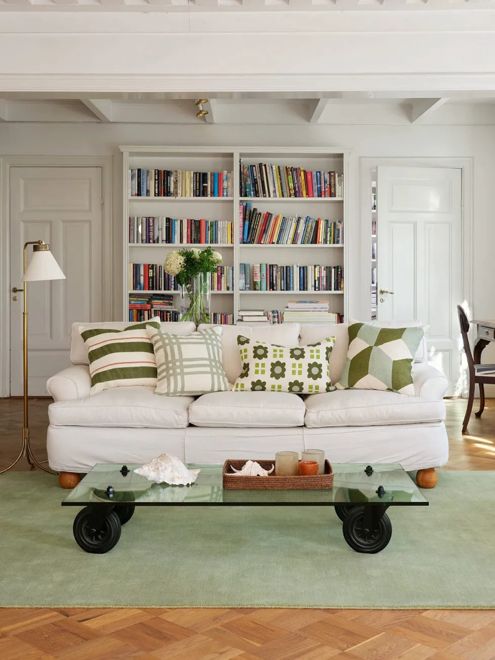 Assam μαξιλαροθήκη 50x50 cm, Cactus green-rose Chhatwal & Jonsson