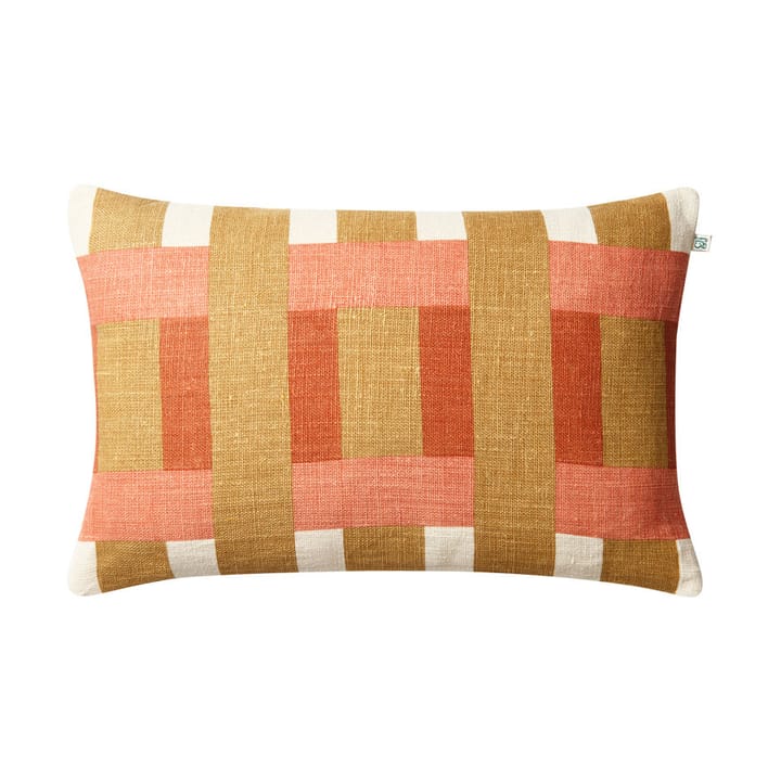 Benaras μαξιλαροθήκη 40x60 cm - Khaki-rose-apricot orange - Chhatwal & Jonsson