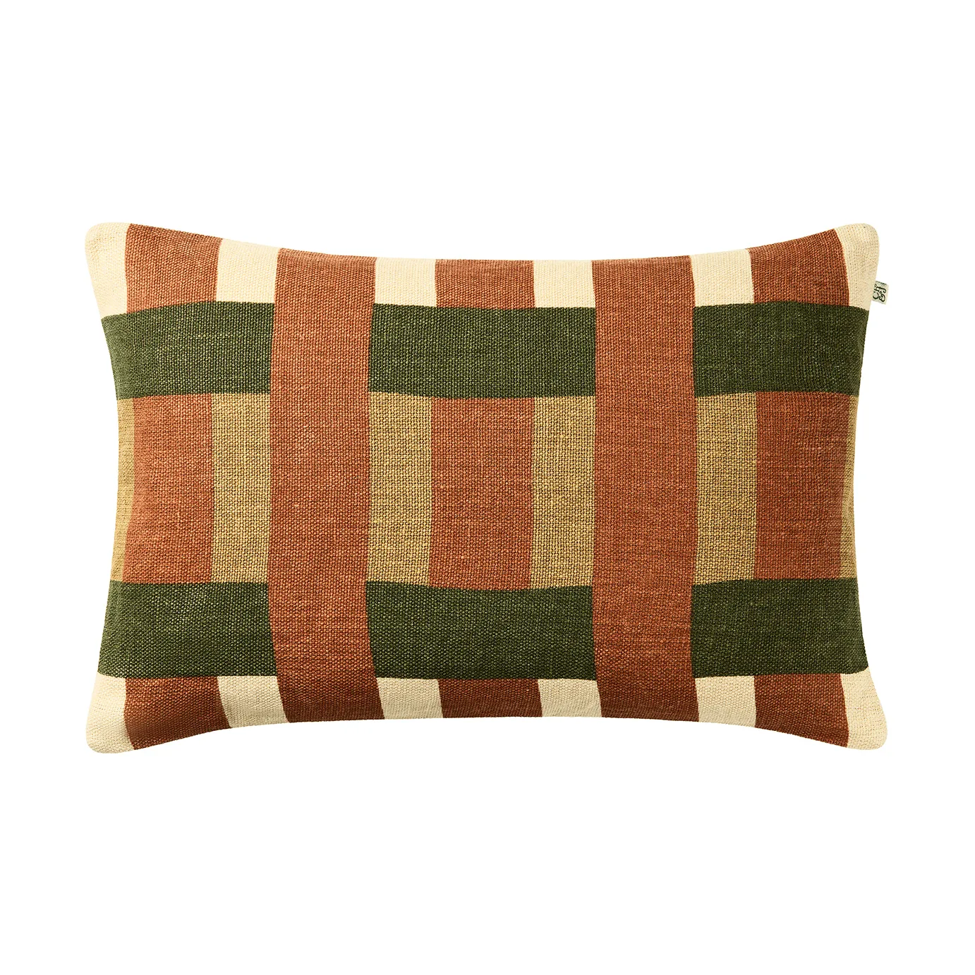 Benaras μαξιλαροθήκη, Apricot Orange-Khaki-Cactus Green, 40x60 εκ. Chhatwal & Jonsson
