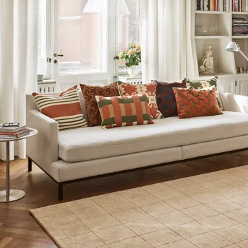 Benaras μαξιλαροθήκη - Apricot Orange-Khaki-Cactus Green, 40x60 εκ. - Chhatwal & Jonsson