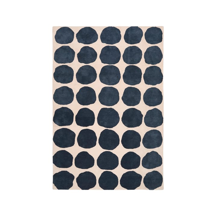 Χαλί Big Dots - Ανοιχτό χακί/μελανζέ μπλε-230x320 εκ. - Chhatwal & Jonsson