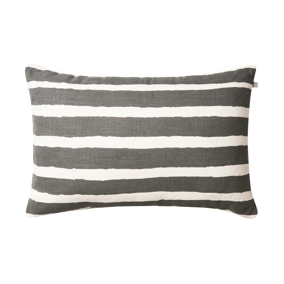 Block Stripe μαξιλάρι εξωτερικού χώρου 40x60 cm, Grey-off white Chhatwal & Jonsson