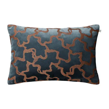 Chand μαξιλαροθήκη 40x60 cm - Μπλε της θάλασσας-κονιάκ - Chhatwal & Jonsson