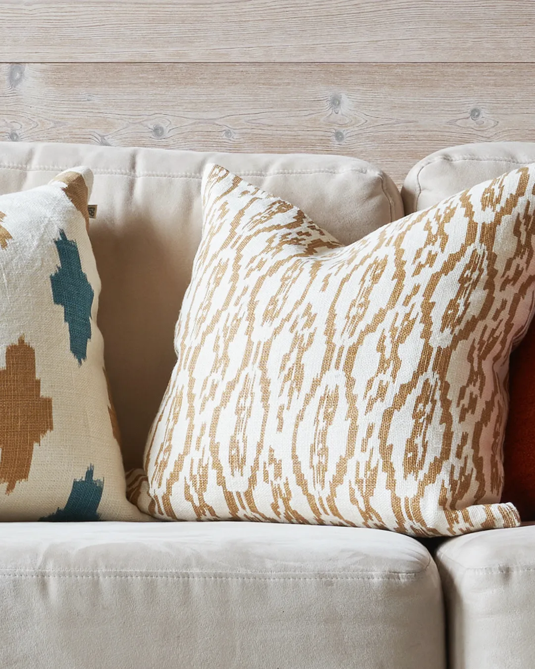 Μαξιλαροθήκη Deccan 50x50 cm, Khaki Chhatwal & Jonsson