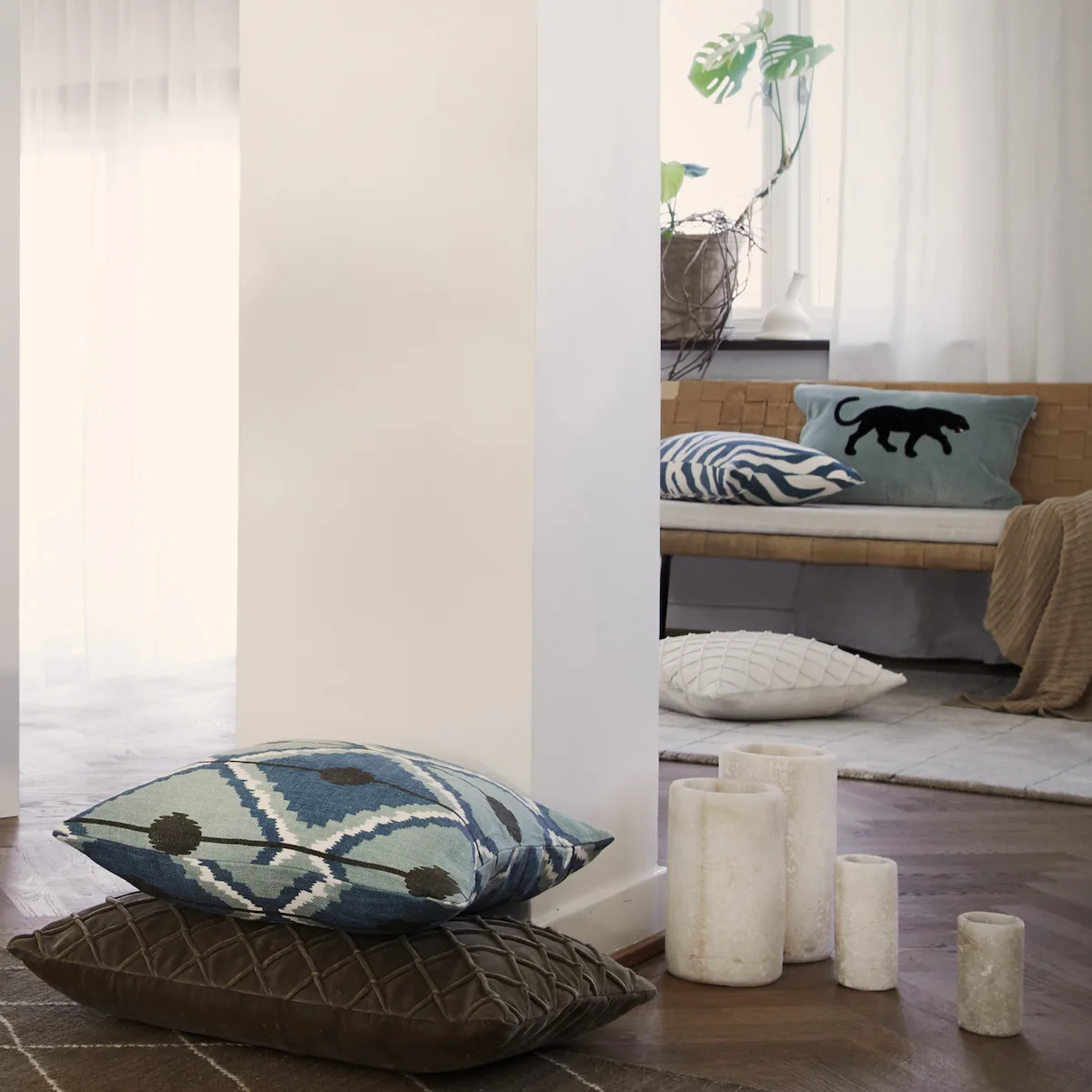 Deva κάλυμμα μαξιλαριού 50x50 cm, Ιβουάρ Chhatwal & Jonsson