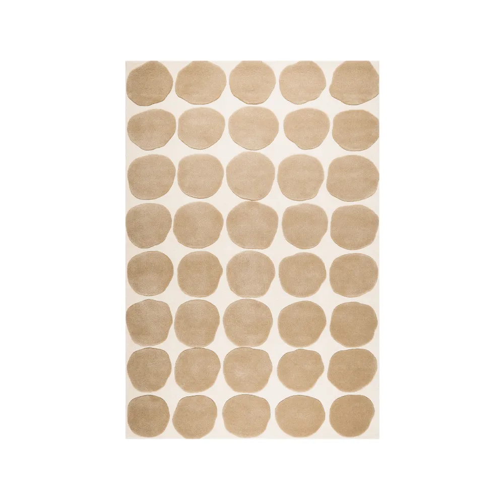Dots χαλί, Light khaki/light beige, 180x270 cm Chhatwal & Jonsson