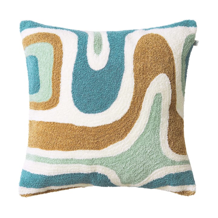 Godavari μαξιλαροθήκη 50x50 cm - Heaven blue-aqua-sand-offwhite - Chhatwal & Jonsson