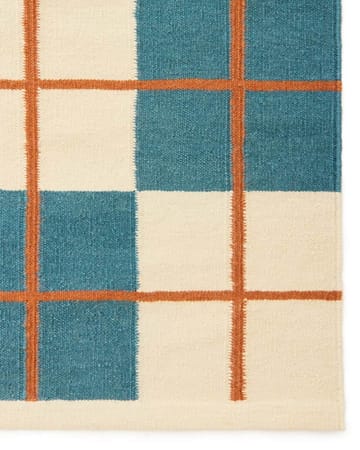 Haveli χαλί 180x270 cm - Heaven blue-light khaki-rust - Chhatwal & Jonsson
