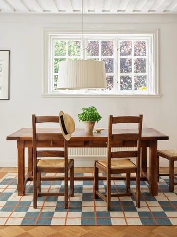 Haveli χαλί 180x270 cm - Heaven blue-light khaki-rust - Chhatwal & Jonsson