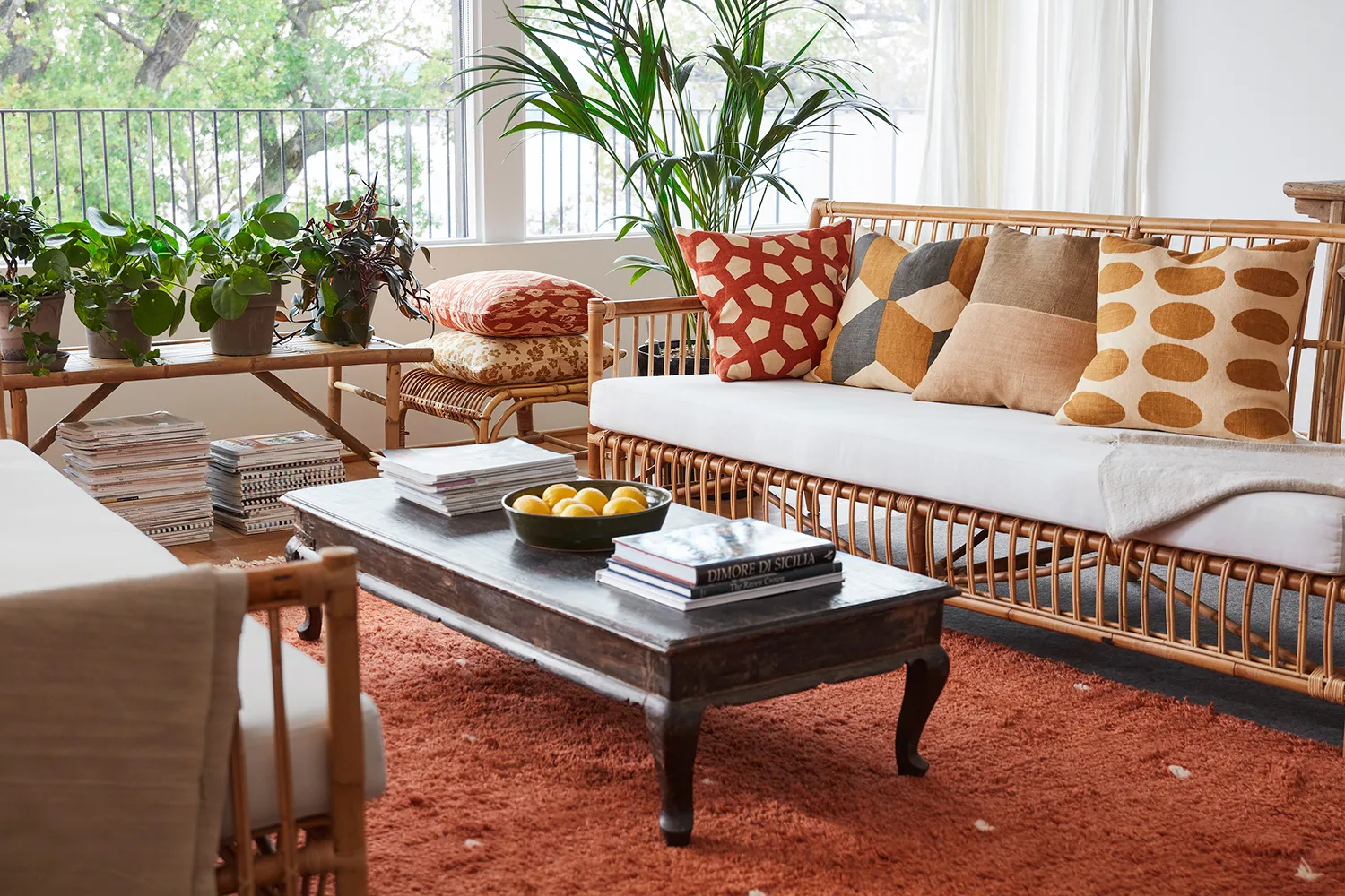 Hawa μαξιλαροθήκη 50x50 cm, Ανοιχτό μπεζ-βερυκοκί-τριανταφυλλί Chhatwal & Jonsson