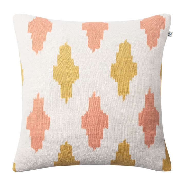 Μαξιλαροθήκη, Ikat Agra, 50x50 εκ, Ροζ-σκούρο κίτρινο Chhatwal & Jonsson