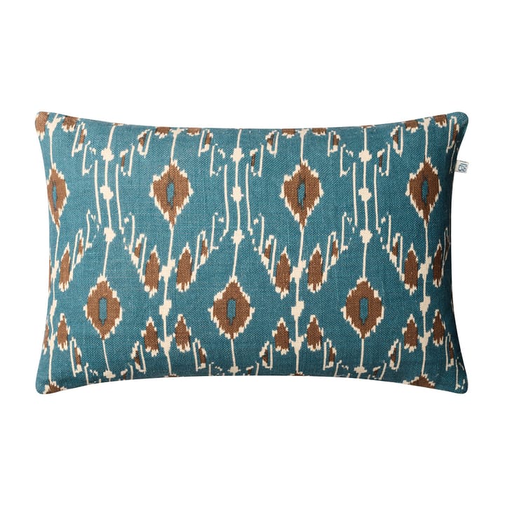 Ikat Goa μαξιλαροθήκη 60x40 cm - Μπλε του παραδείσου-τοπ - Chhatwal & Jonsson