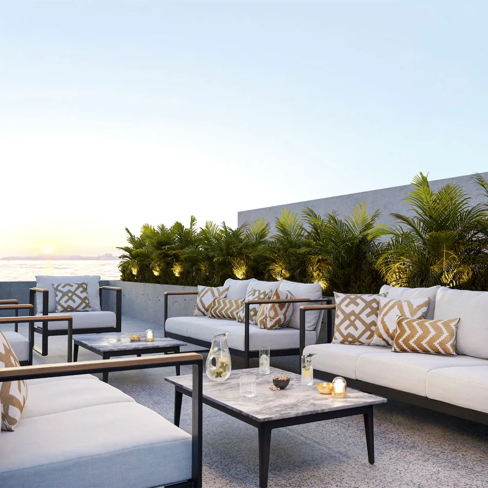 Ikat Sema μαξιλάρι, Sage/off white, 40 cm Chhatwal & Jonsson