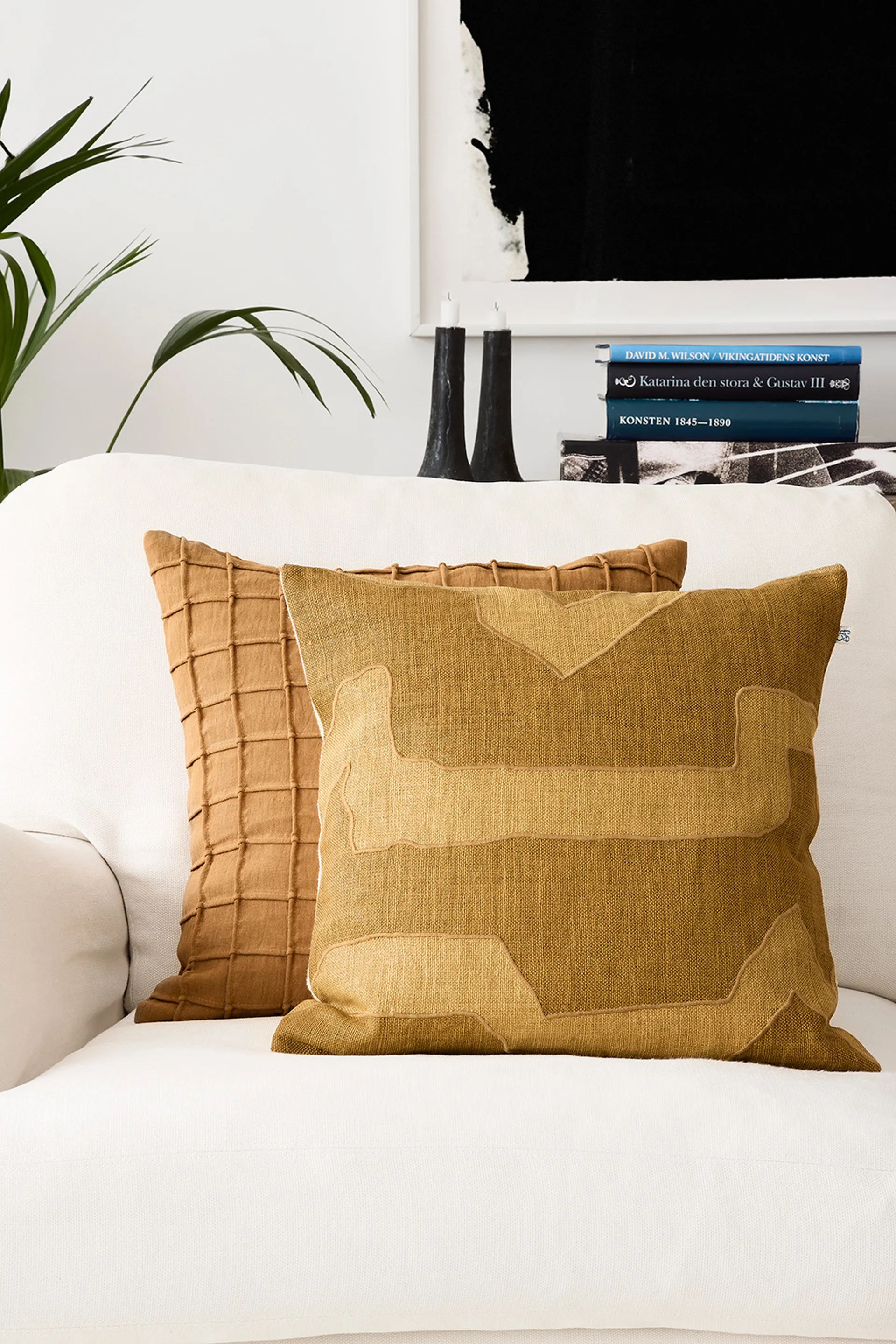 Μαξιλαροθήκη, Jammu, 50x50 εκ, Kίτρινο μασάλα Chhatwal & Jonsson