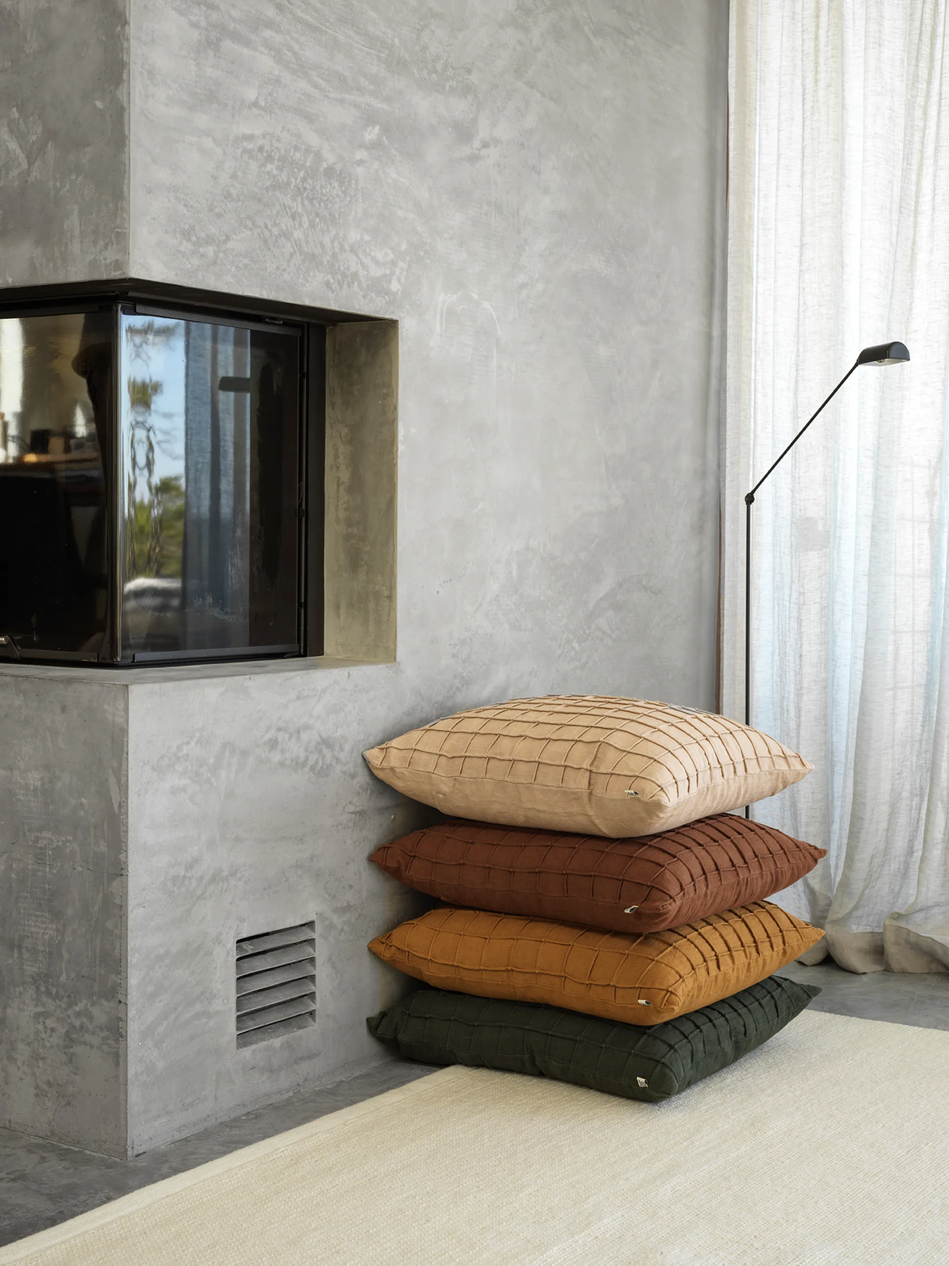 Μαξιλαροθήκη, Jammu, 50x50 εκ, Kίτρινο μασάλα Chhatwal & Jonsson