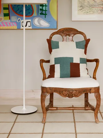 Jay μαξιλαροθήκη - Terracotta-heaven blue, 50x50 cm - Chhatwal & Jonsson