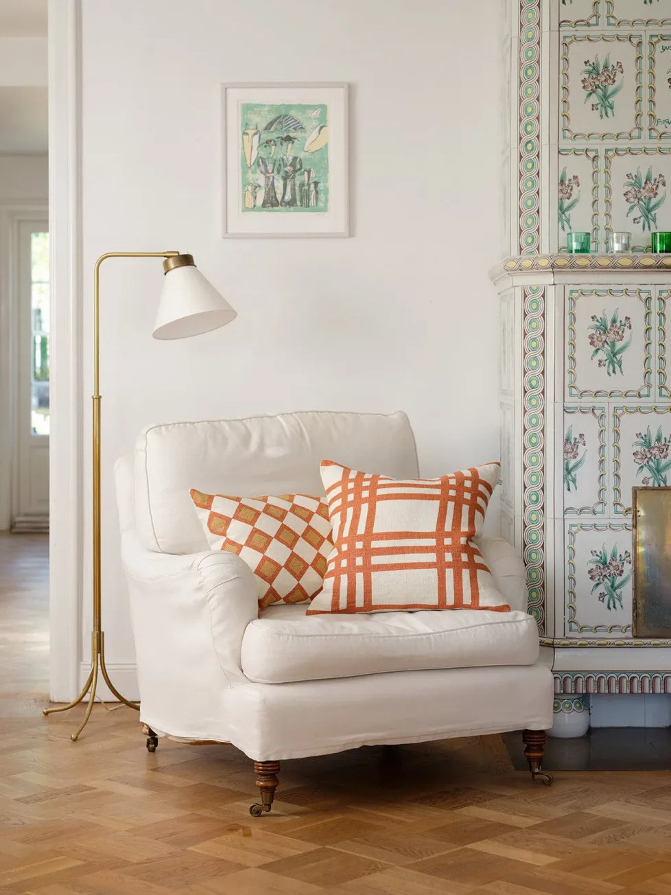 Jodhpur μαξιλαροθήκη 40x60 cm, Apricot orange-khaki Chhatwal & Jonsson