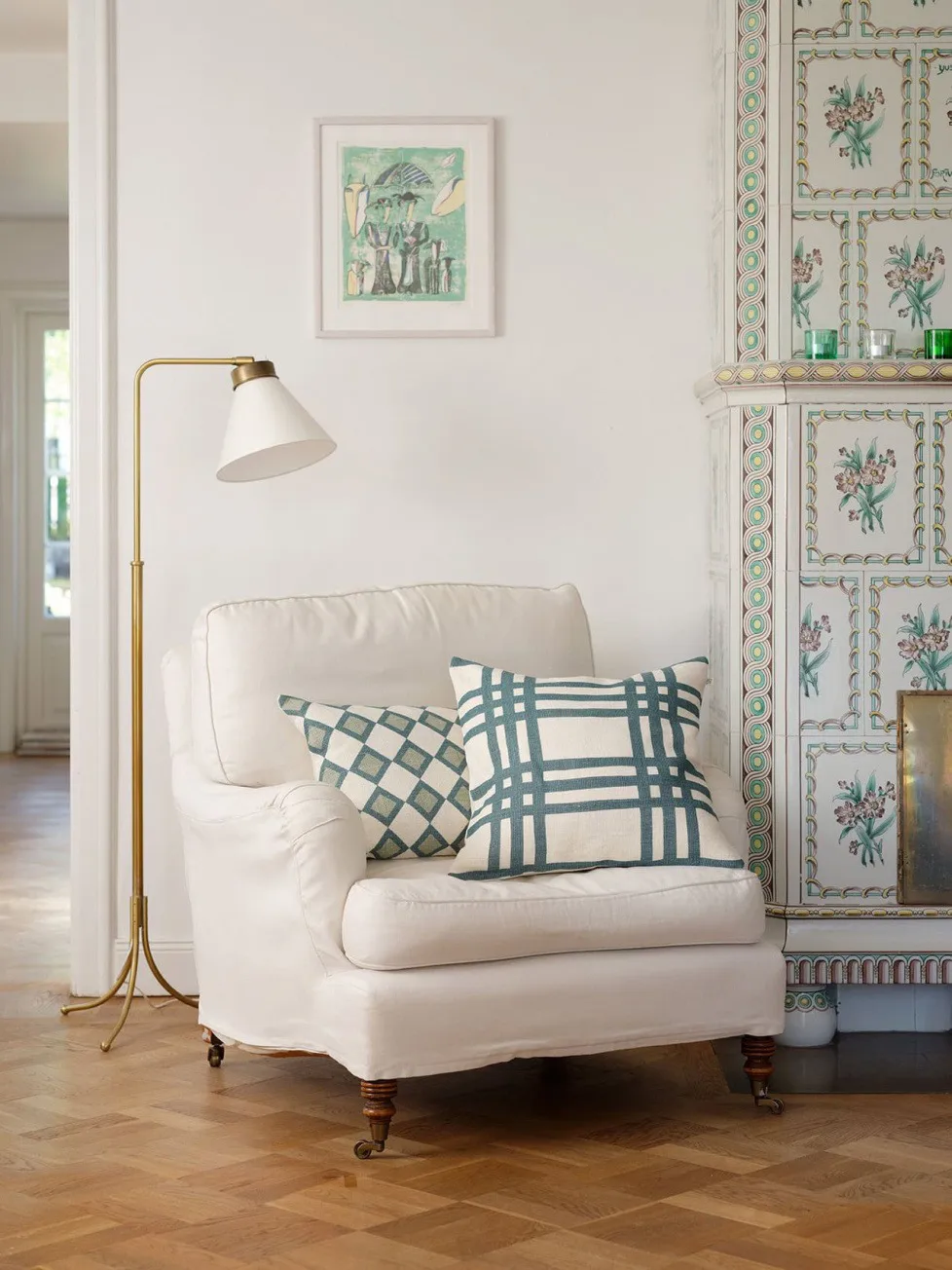 Jodhpur μαξιλαροθήκη 40x60 cm, Heaven blue-aqua Chhatwal & Jonsson