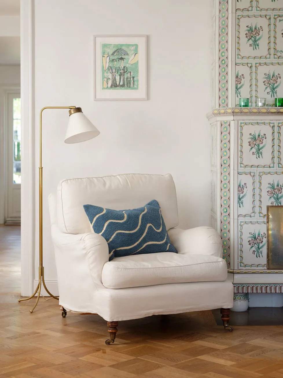 Kashi Μαξιλαροθήκη 40x60 cm, Heaven blue Chhatwal & Jonsson