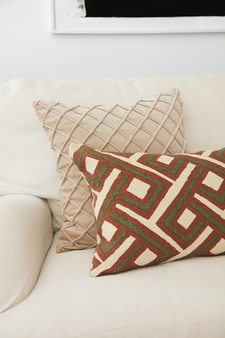 Lanka κάλυμμα μαξιλαριών 40x60 cm, Terracotta-cactus green Chhatwal & Jonsson