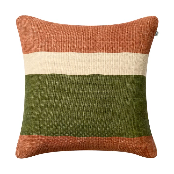 Manali μαξιλαροθήκη 50x50 εκ. - Apricot orange-cactus green - Chhatwal & Jonsson